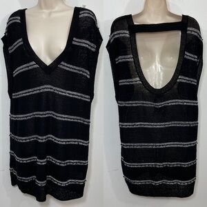 Plenty by Tracy Reese beaded sweater dress tunic L